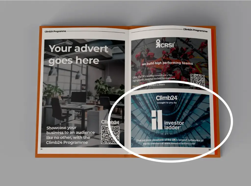 Climb26 Programme: Half Page Ad